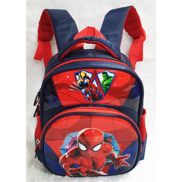 PROMO TERMURAH TAS Ransel Anak PAUD 2Tahun  Perempuan Cantik Gambar Kuda Pony 10inch Timbul ( Love Paud )