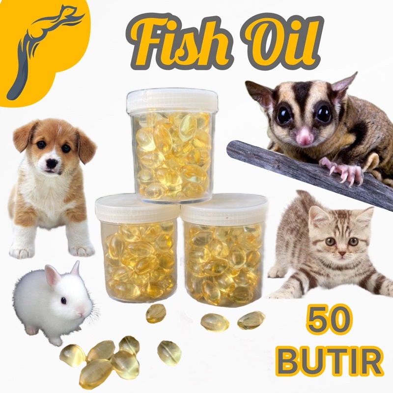 MINYAK IKAN 50 BUTIR SUGAR GLIDER KUCING VITAMIN SUGAR GLIDER VITAMIN KUCING VITAMIN ANJING MINYAK IKAN KUCING MINYAK IKANSUGAR GLIDER FISH OIL SALMON OIL FISHOIL SUGAR GLIDER FISH OIL ANJING FISH OIL KUCING SALMON OIL SUGAR GLIDER SALMON OIL KUCING