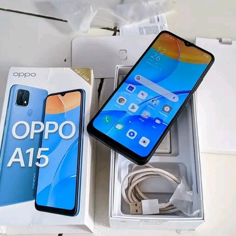 Oppo A15 Fullset Ram 3/32 GB - Hp Android Murah