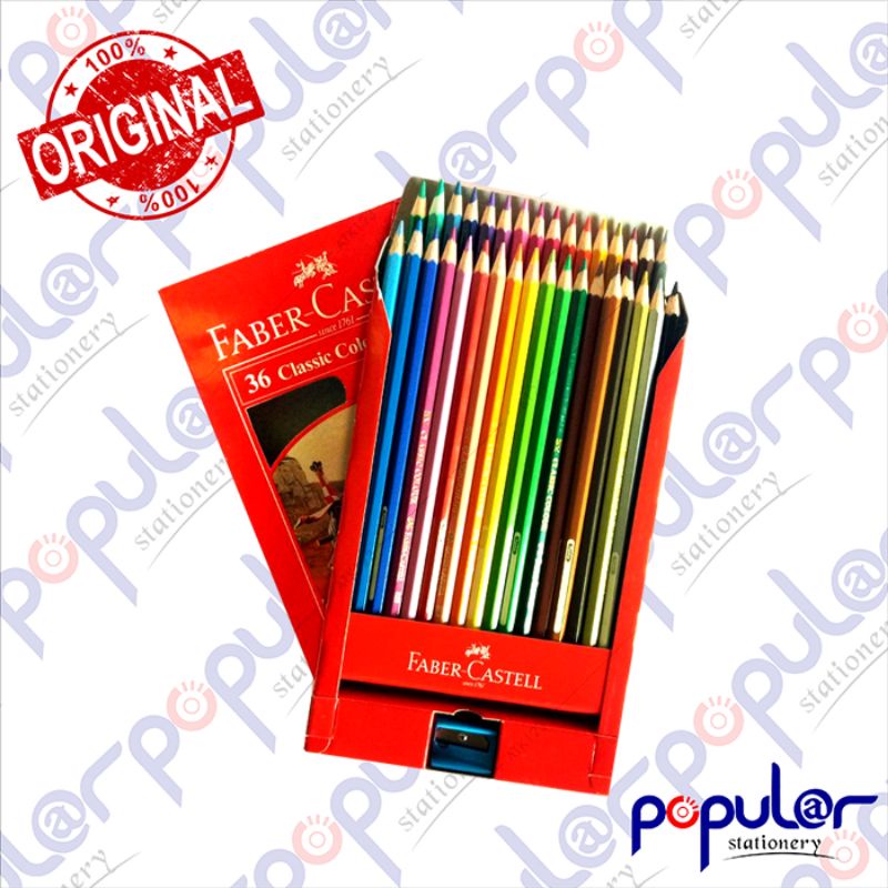 

Pensil Warna Faber Castell Clasic 36C Panjang