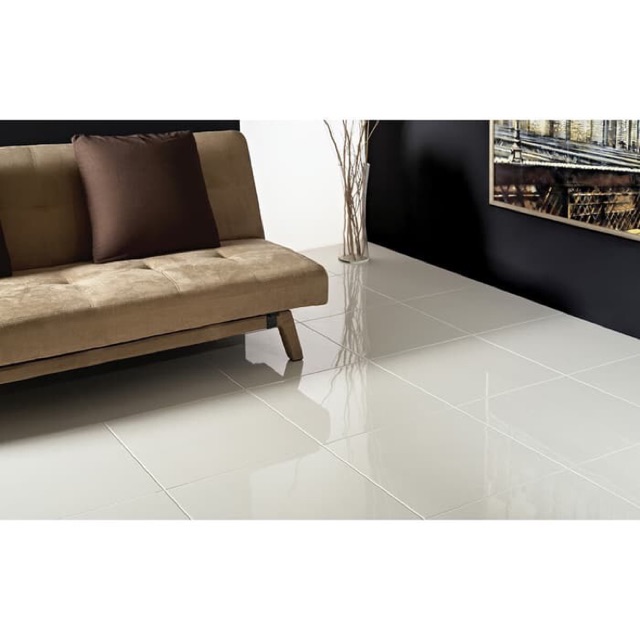 Keramik Lantai 50x50 Kilap ROMAN Crystalline Bone G559001