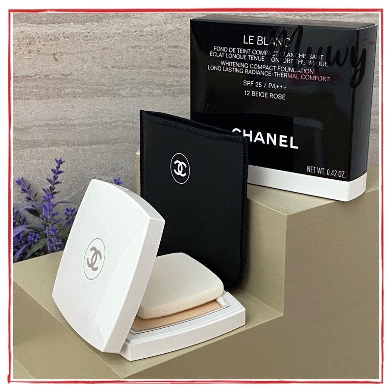 C H A N E L chanel Le Blanc Whitening Compact Foundation bedak padat