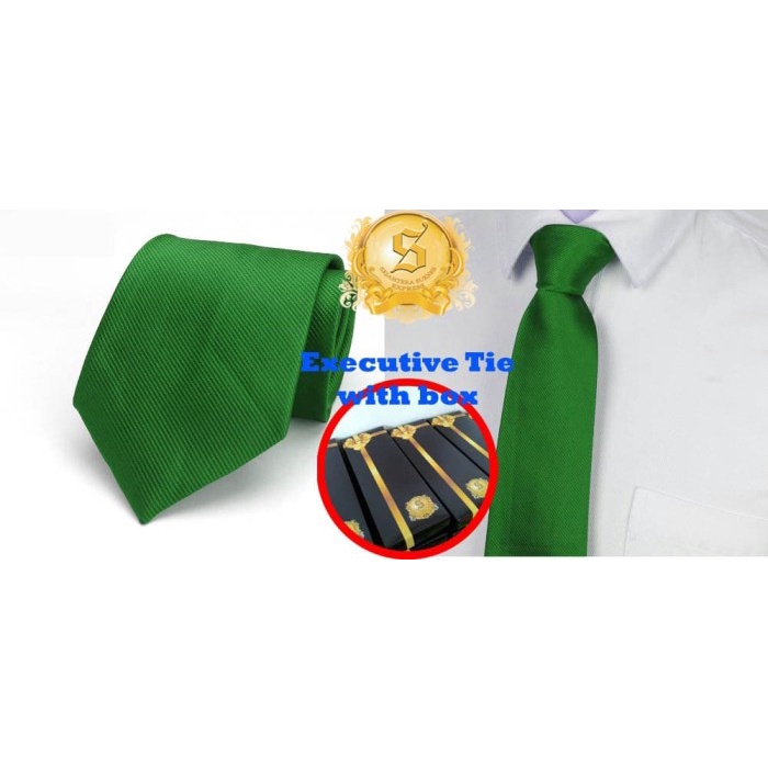 DASI dasi kantor import pria warna hijau green motif garis halus ready - model manual (J4T5) Dasi zi