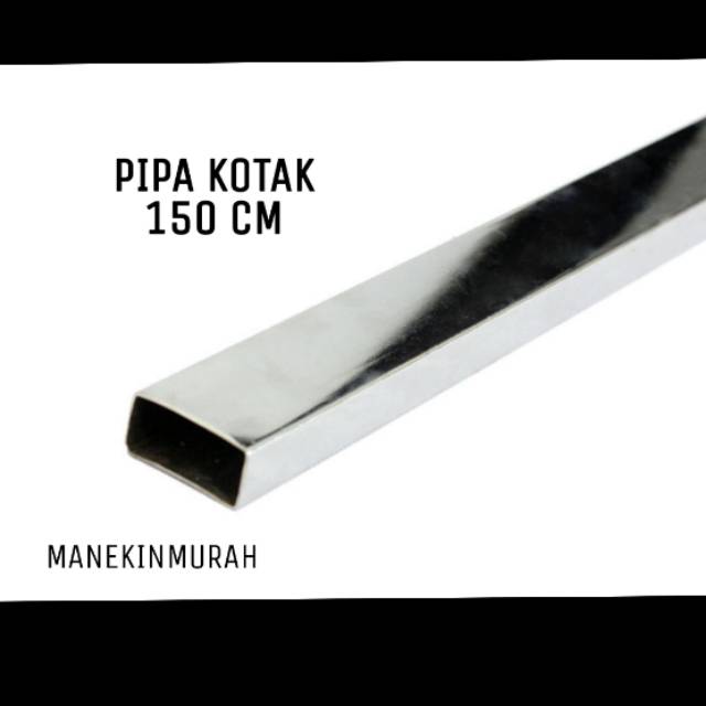 Pipa Kotak Pipa Hollow Besi 150 cm | Pipa Kotak Display
