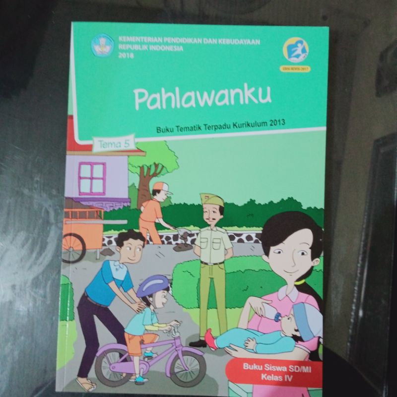 Buku Tematik paket SD Kelas 4 Tema 2,3,4,5