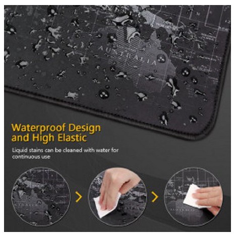 Gaming Mousepad Mouse Pad XL Gaming Mouse Pad Besar Mouse Pad Peta Dunia Mouse Pad Polos Anti slip