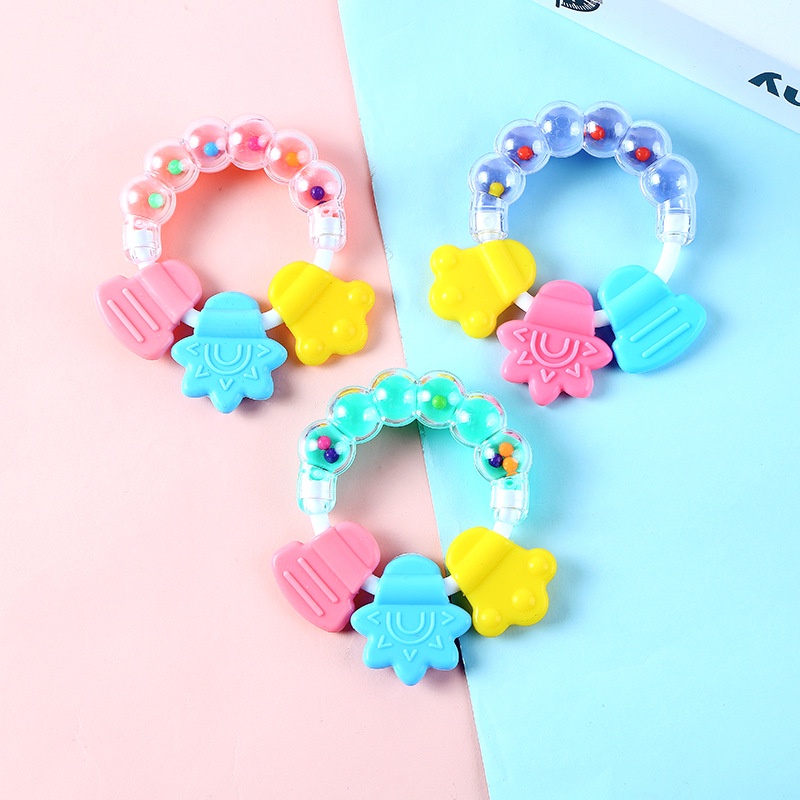 Mainan gigitan bayi/Gigitan bayi teether/Teether bayi/Mainan gigitan bayi bahan silikon (B62)