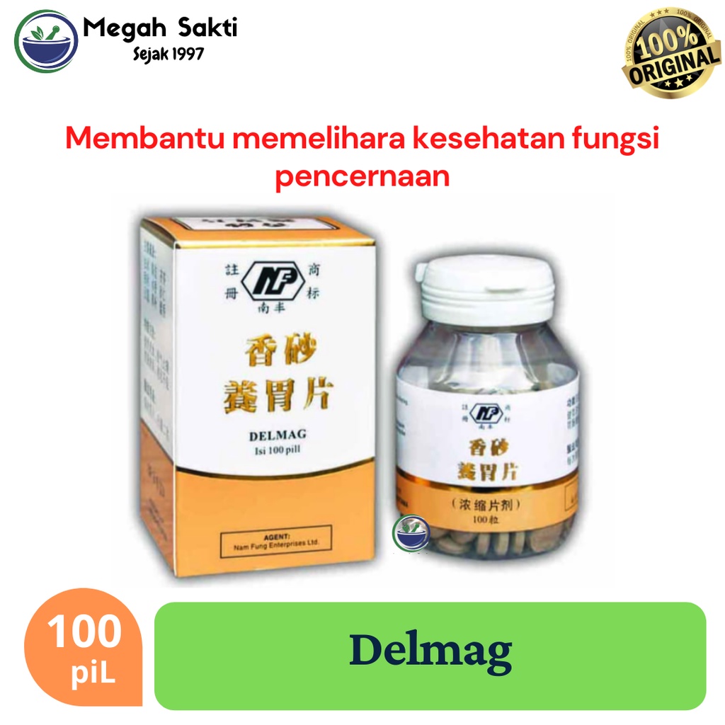 

Delmag Pil / Siang Sha - Obat Herbal untuk Asam Lambung dan Maag 100's