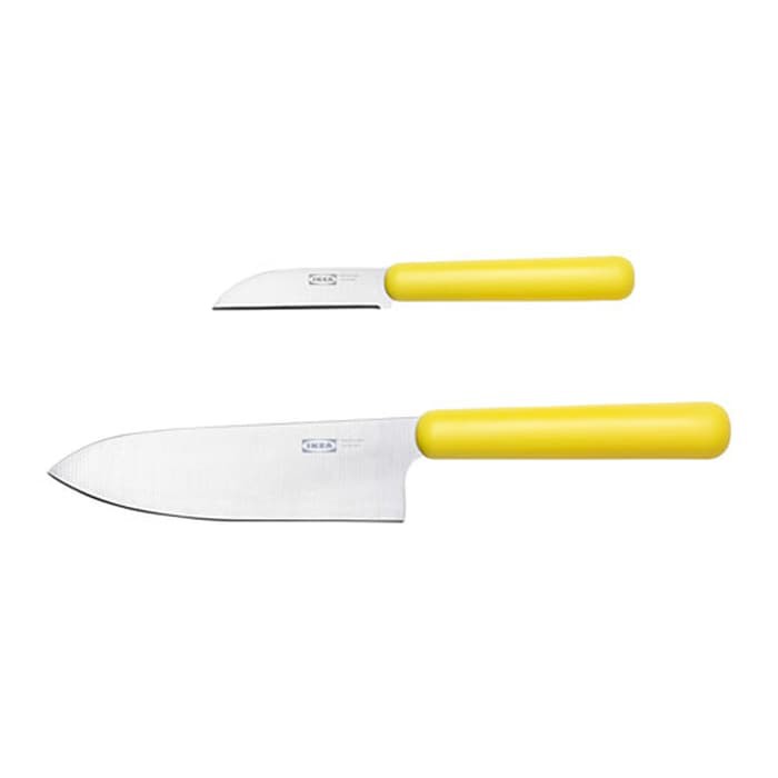 1.IKEA PISAU DAPUR- BAJA TAHAN KARAT  1 PAKET ISI 2-PISAU SERBAGUNA