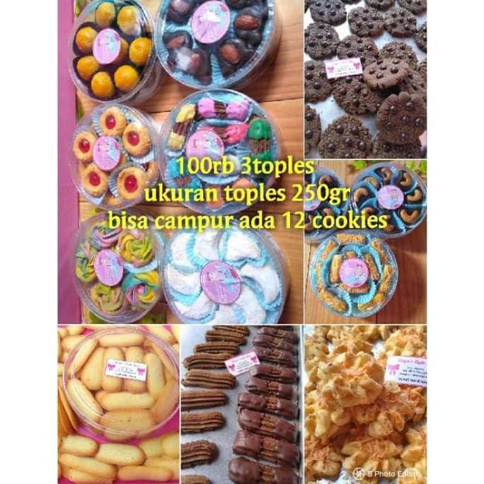 

Hot Item Paket Promo Sale Kuker Murah 100Rb 3Toples Kue Kering Lebaran Cookies