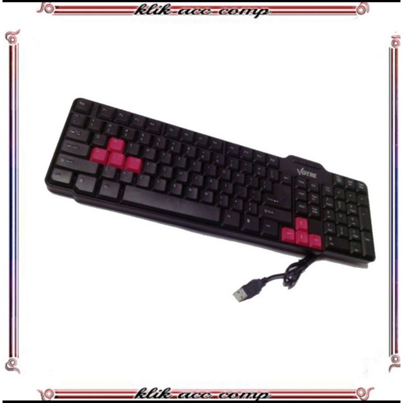 Keyboard Votre Usb Kb2308 - Hitam/votre keyboard usb kb 2308