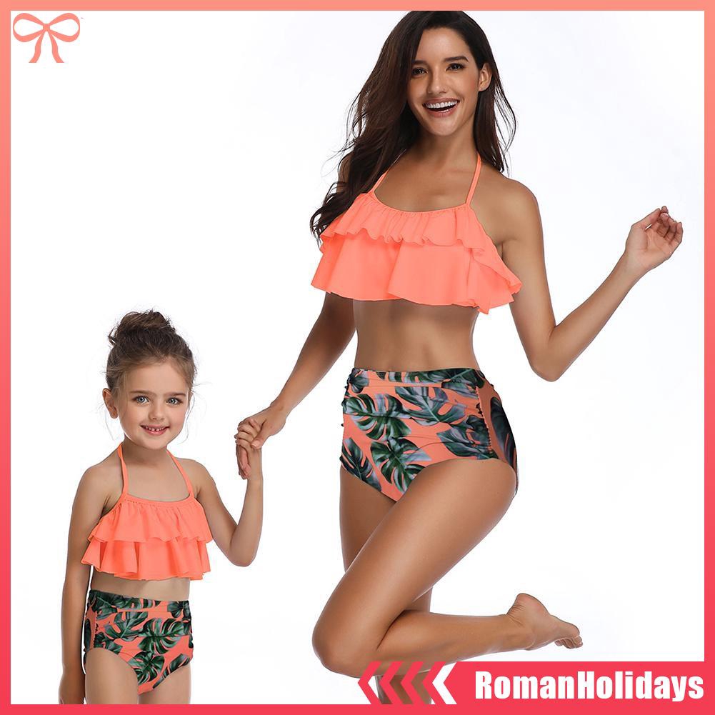 matching swimsuits for mom and baby girl