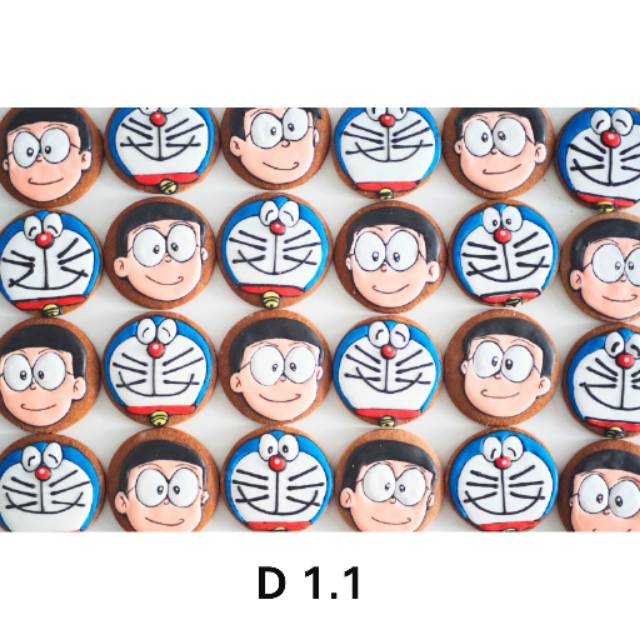 

IHANALICIOUS Butter Cookies Tema Doraemon 1 (kukis hias karakter)