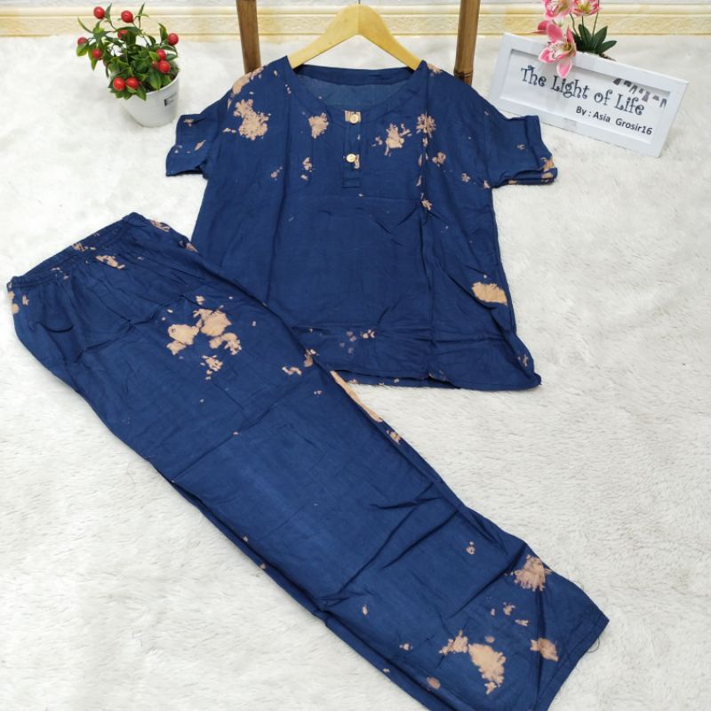 One set Tie Die // Setelan wanita kekinian-Set 9