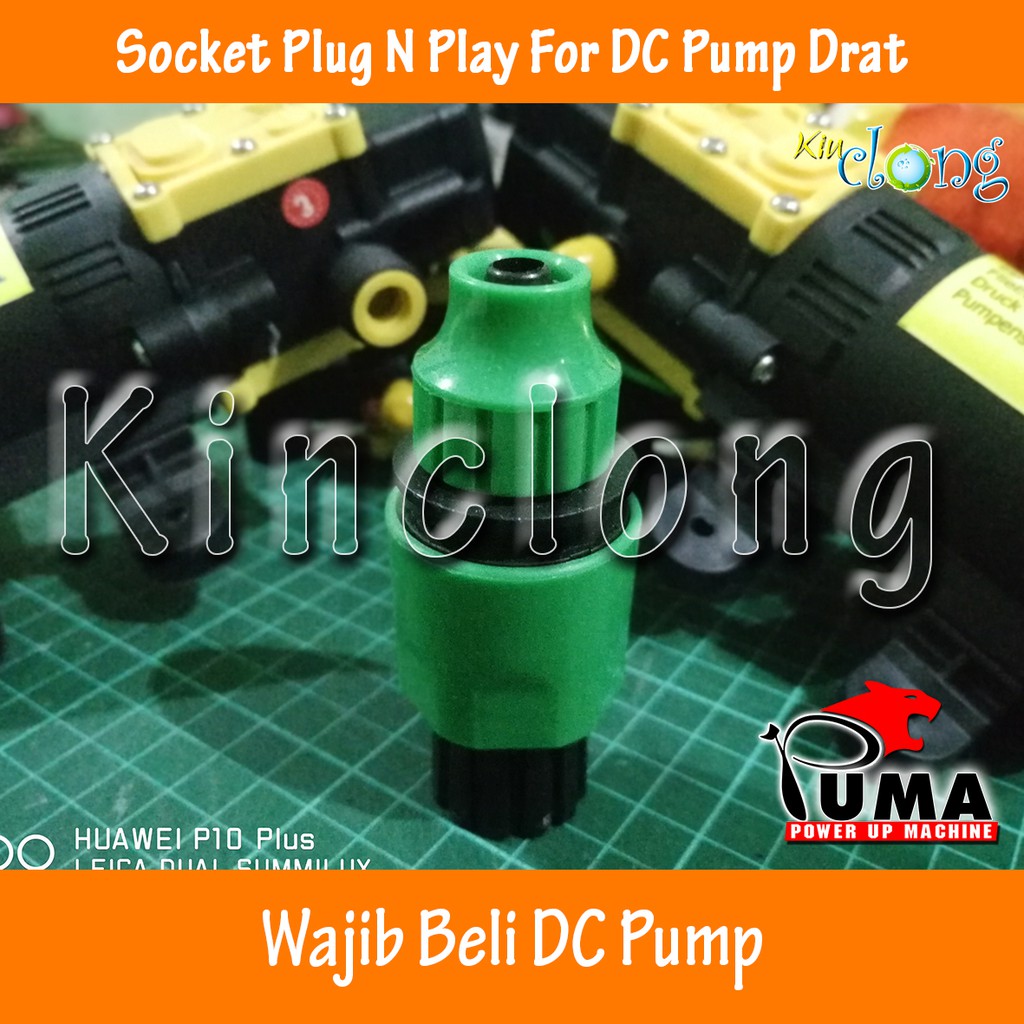 Add On Socket Drat Plug n Play Untuk Pompa / DC Pump Drat