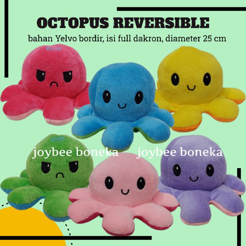 Joybee ☆ Boneka Octopus Reversible (M)