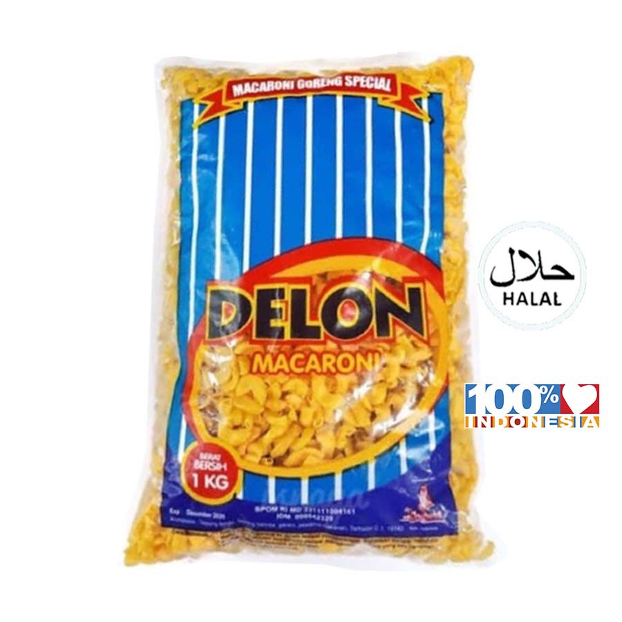 

MAKARONI PIPA BANTET 1 KG DELON BIRU (MENTAH)