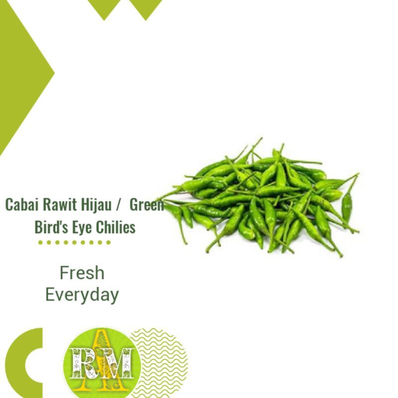 

Cabe Rawit Hijau / Green Bird's Eye Chilies 500g