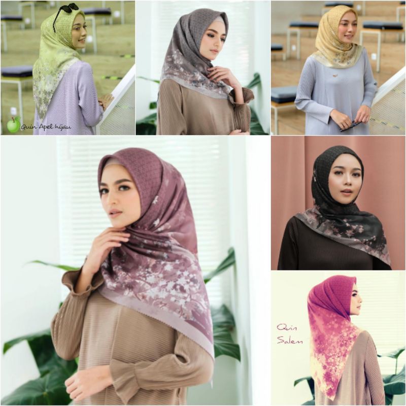 HIJAB SEGI EMPAT VOAL PREMIUM MOTIP LASER CUT QUIN SERIES