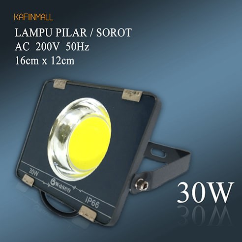 LAMPU LED SOROT COB PUTIH WARM WHITE 30W, 50W 220V IP67