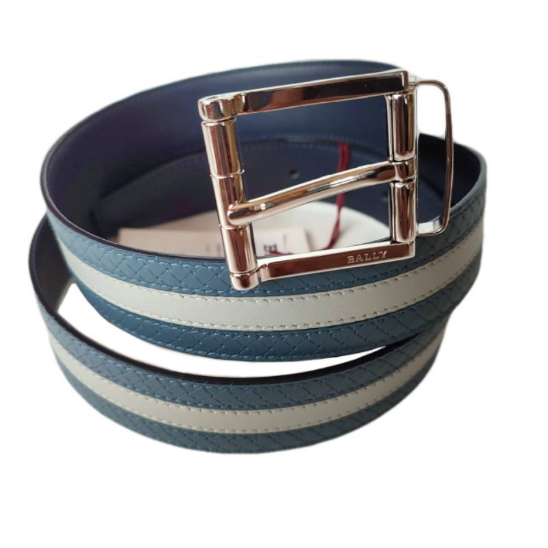 Bally Belt Taylan Reversible Blue Original