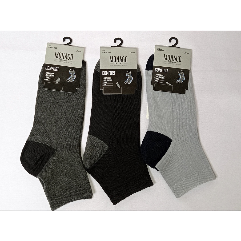 KAOS KAKI PREMIUM HIDDEN PENDEK FORMAL CASUAL OLAHRAGA MONACO - MCQ 1091