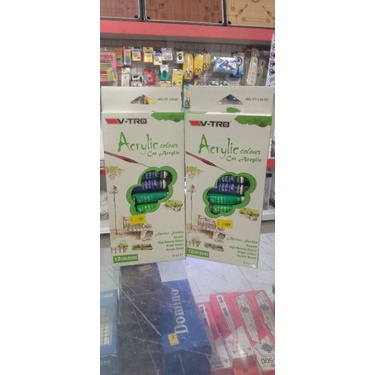 

V-tro , cat Acrylic ,cat warna cat lukis alat lukis