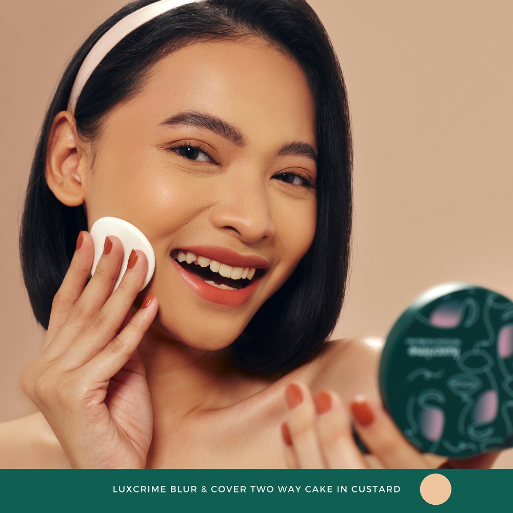 Luxcrime Blur &amp; Cover Two Way Cake in Custard