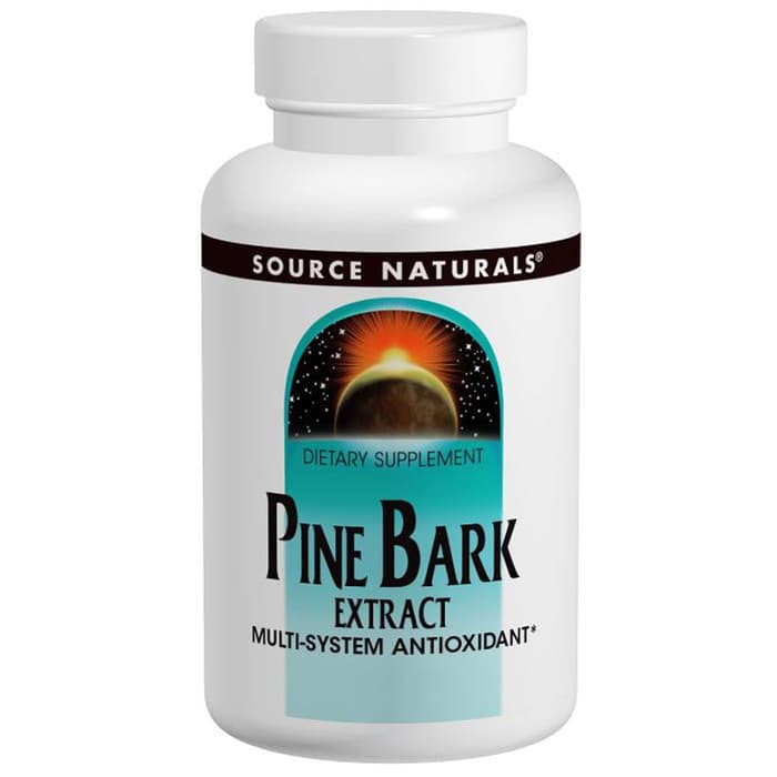 Jual Source Naturals Pine Bark Extract (60 Tab) Source Natural Pine Bark