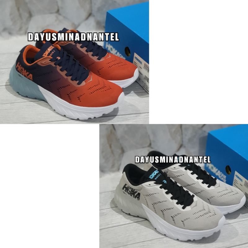 SEPATU HOKA / SEPATU PRIA / SEPATU HOKA ONE ONE MACH 2 ORIGINAL MADE IN VIETNAM