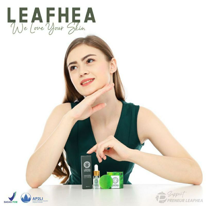 paket leafhea sabun dan serum