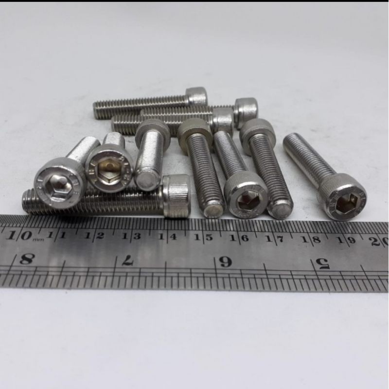 BAUT L M8X40 STAINLESS STEEL / BAUT L STAINLESS M8 X 40 SS SUS 304 ANTI KARAT