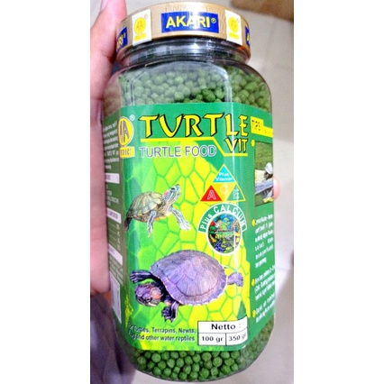 Makanan kura kura AKARI AA TURTLE VIT 350GR