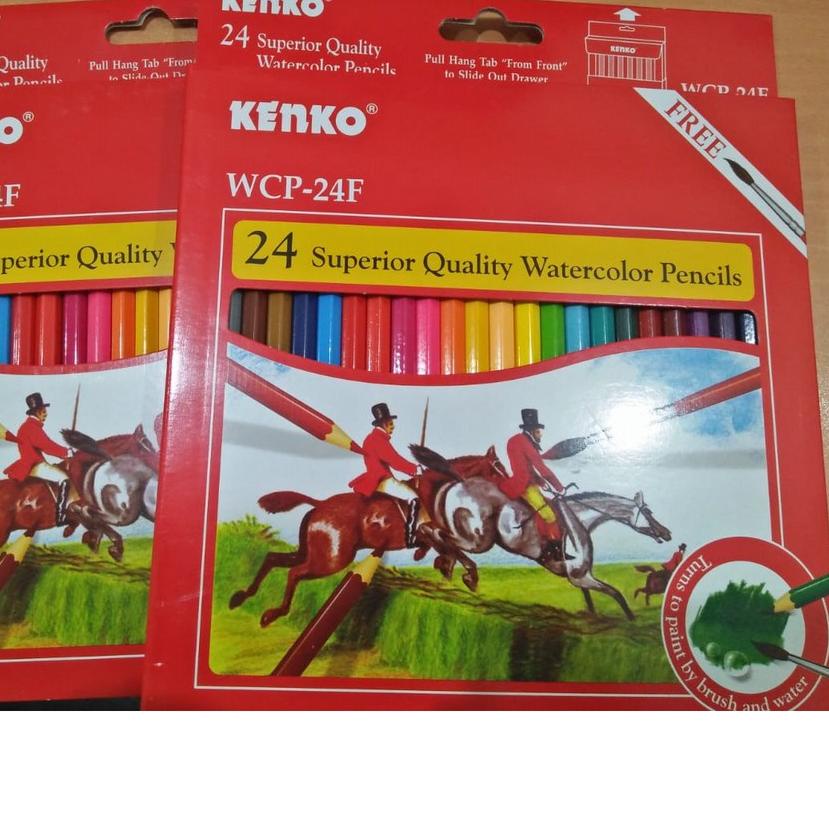 

Terbaik|SQ32|KENKO - Pensil Warna WCP-24F Pencil Watercolor - Set