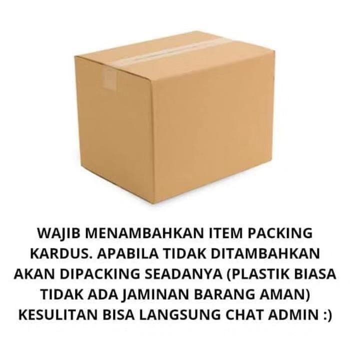 

Tambahan packing kardus (untuk pembelian 5 atau selanjutnya)
