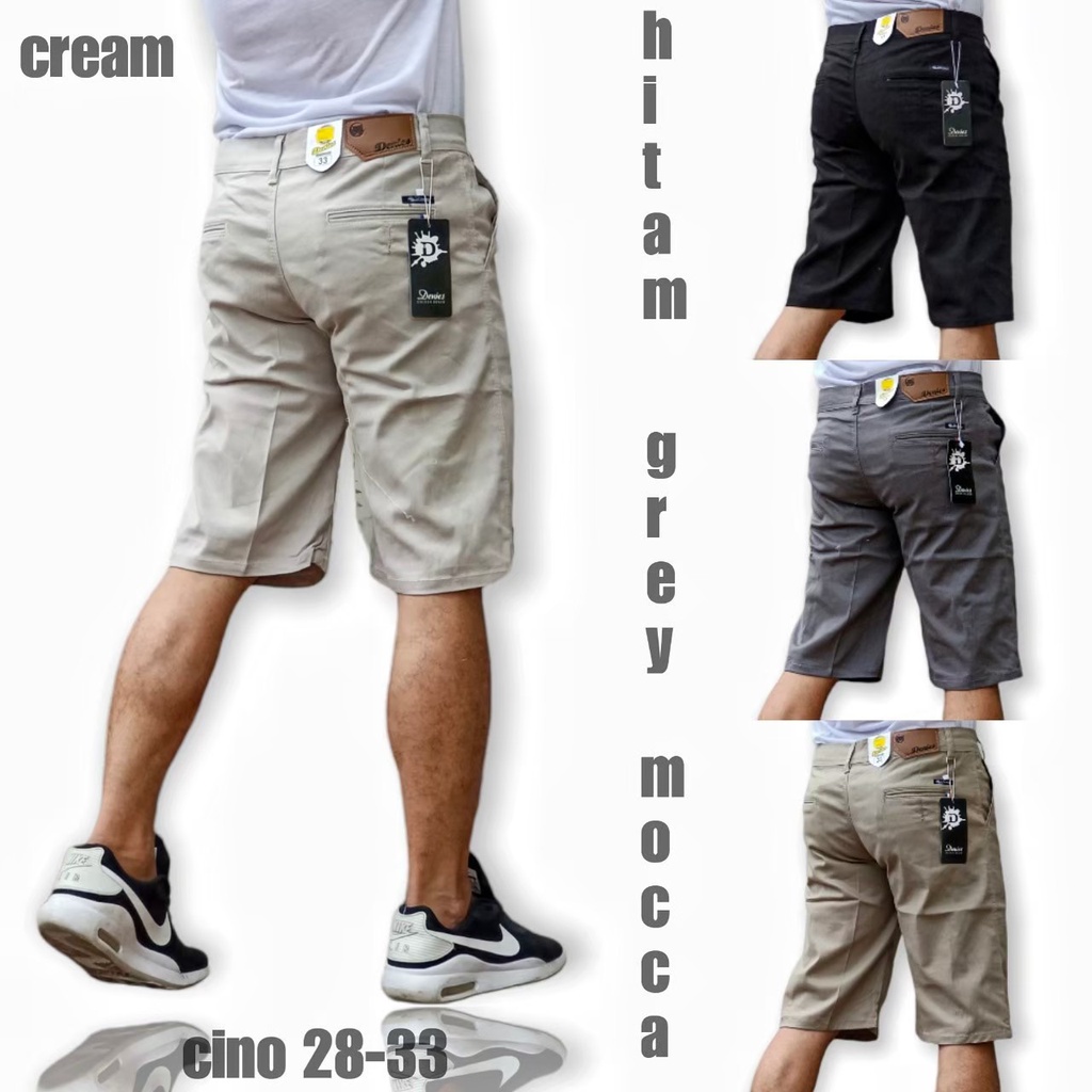 Celana Chinos Pria Pendek Premium Original Cotton Twill