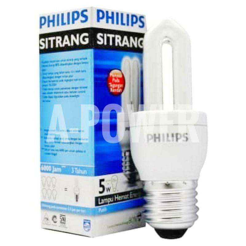 Philips - Lampu Sitrang 5W (Putih)