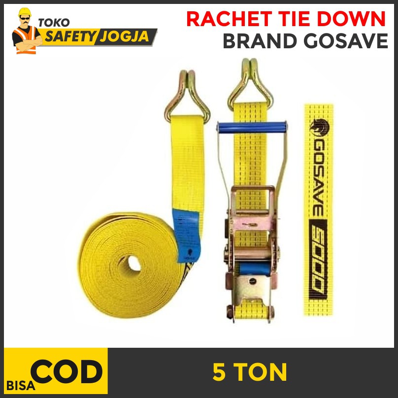 CARGO LASHING BELT 5Ton X 8M Belt Rachet Tie Down / Tali Pengikat Barang
