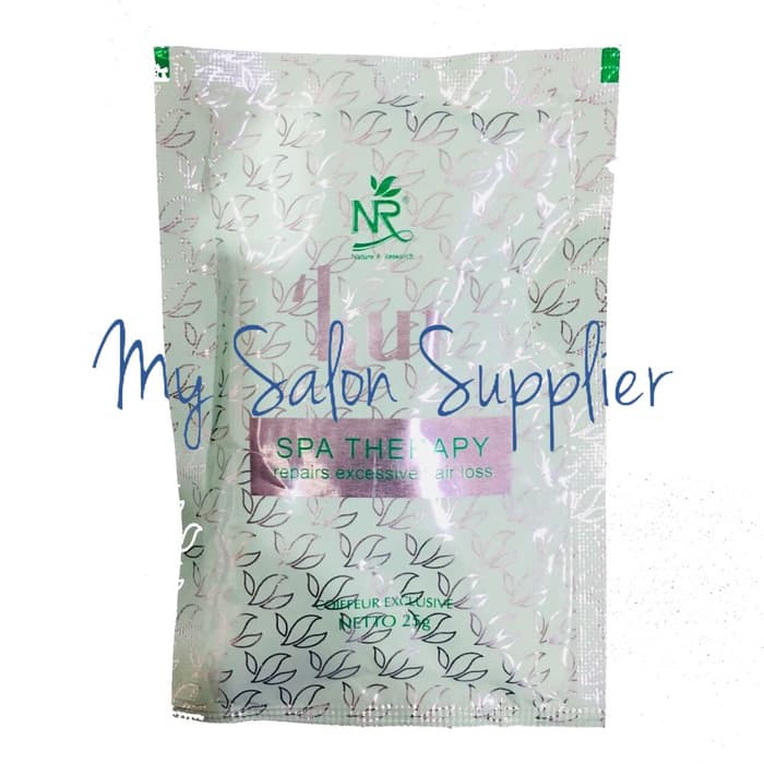 NR Kur Spa Therapy / Color Lock Mask / HydroSilk Mask Sachet 25g / Masker Rambut