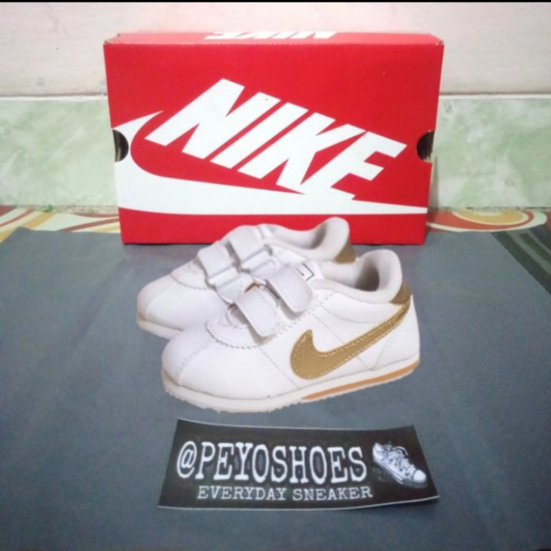 [BISA COD] Sepatu Anak 1 tahun sneakers bayi Laki/Perempuan nike cortez 72 kids velcro size 21-35
