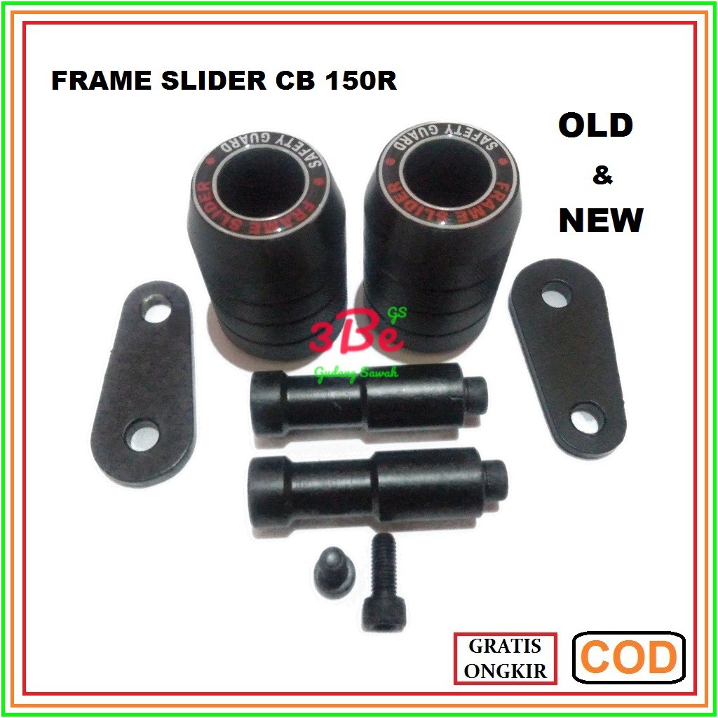 Frame Slider CB 150 R New dan Old Pengaman Body Fairing Motor Honda CB150 Old dan New Berkualitas
