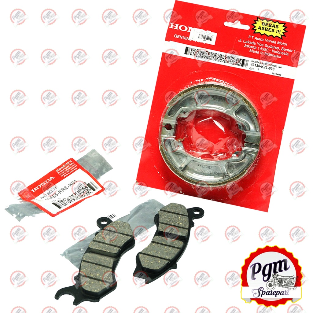 Paket Kampas Rem Depan Belakang Honda PCX 150 Lokal