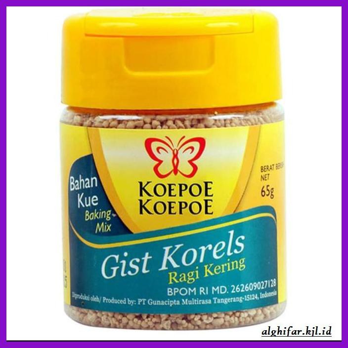 

Redwop-Gnikab- Koepoe Koepoe Gist Korels 65 Gr -Hallall.