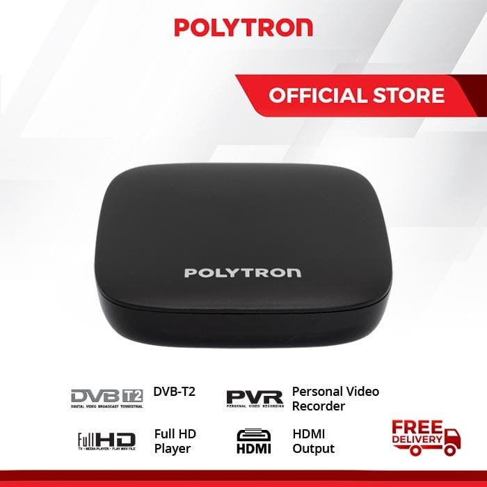 Jual Set Top Box DVB-T2 POLYTRON PDV700T2, Receiver Siaran TV Digital