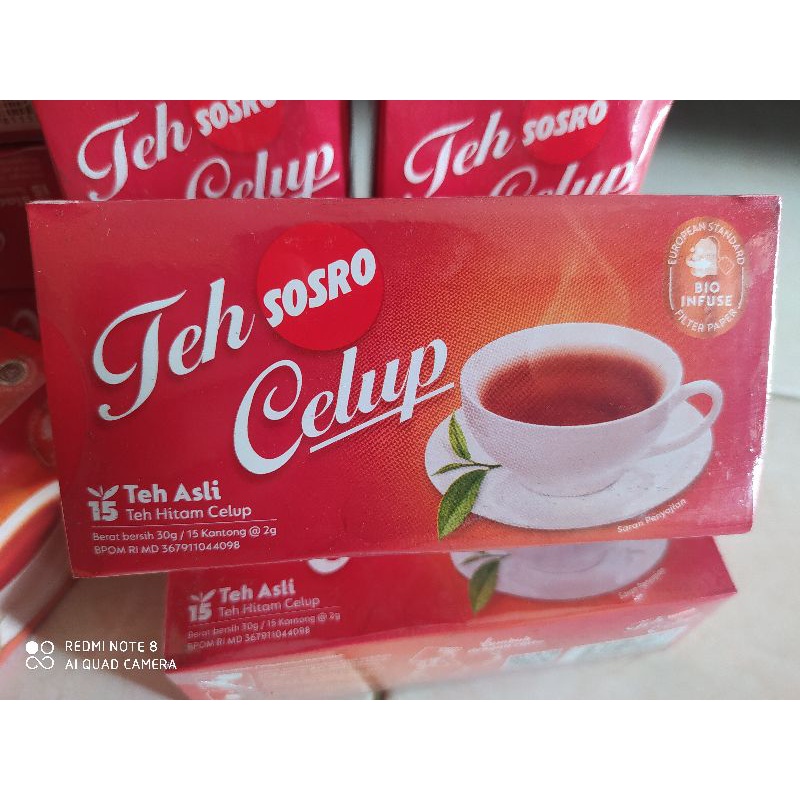 

TEH CELUP SOSRO ISI 15 TERMURAH DAN FREE PACKING KARDUS