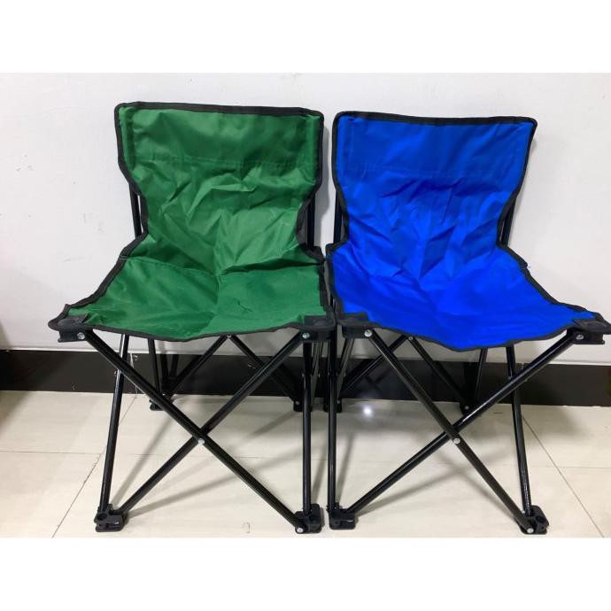 bangku lipat kursi lipat camping chair outdoor import ks840b   hijau