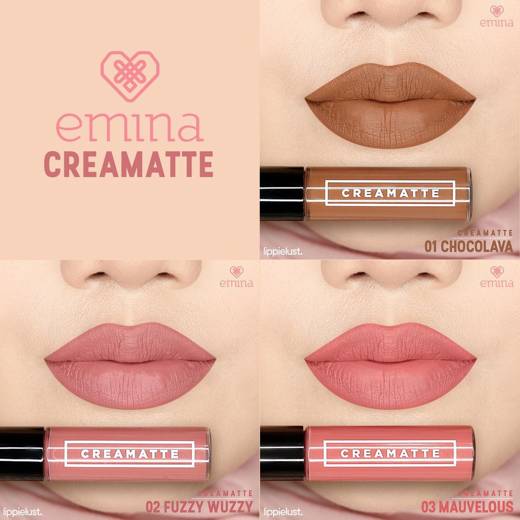 EMINA Creamatte Lip Cream Matte Finish