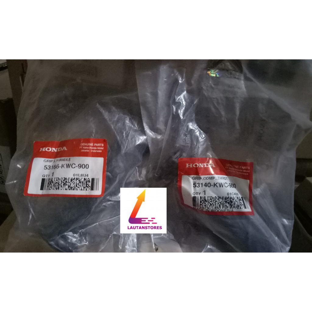 53140-KWC-900 53166-KWC-900 Grip Karet Stang Hand Fat Kanan Kiri CS1