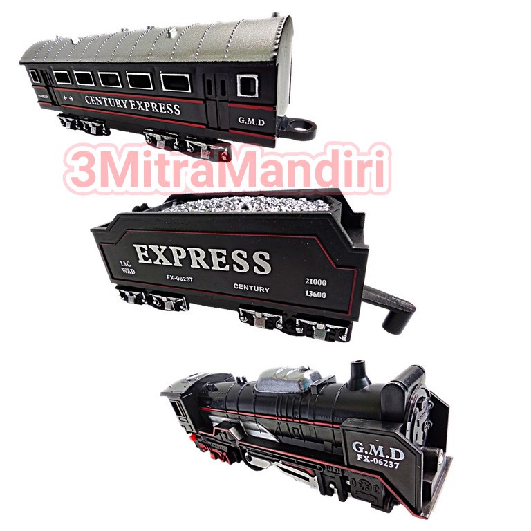 Mainan Kereta Api Anak - Kereta Api Baterai - Kereta Api Rel Baterai