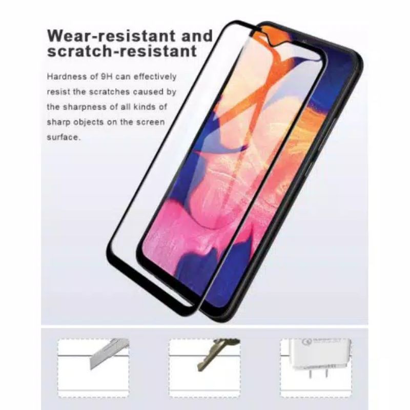 Tempered glass samsung a20 a30 a50 full cover premium glass Quality Temper Glass